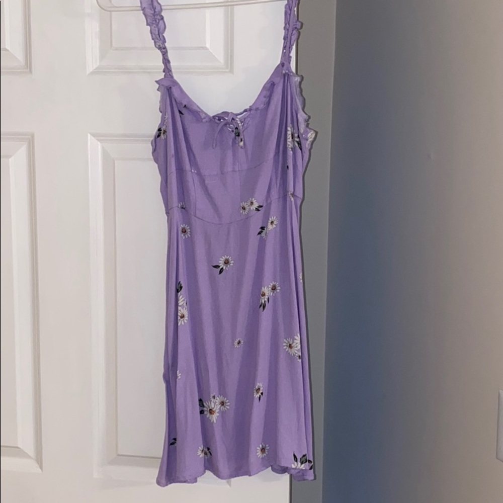 Lilac Spaghetti Strap Dress